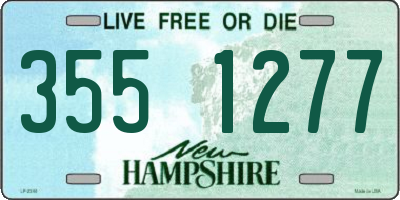 NH license plate 3551277
