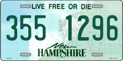 NH license plate 3551296