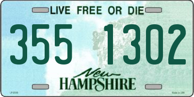NH license plate 3551302
