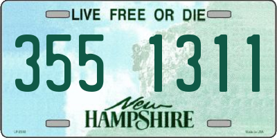 NH license plate 3551311