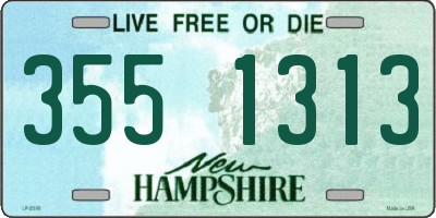 NH license plate 3551313
