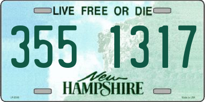 NH license plate 3551317