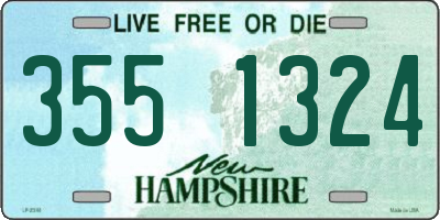 NH license plate 3551324
