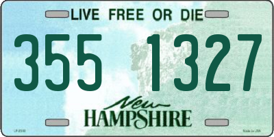 NH license plate 3551327