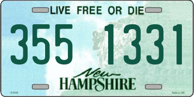 NH license plate 3551331