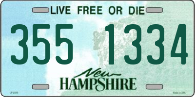 NH license plate 3551334