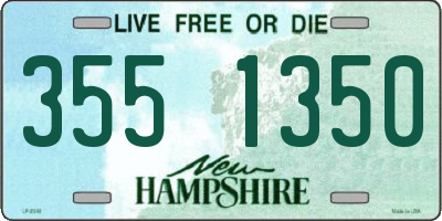 NH license plate 3551350