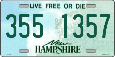 NH license plate 3551357