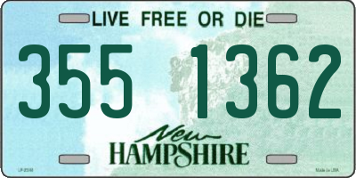NH license plate 3551362