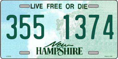 NH license plate 3551374