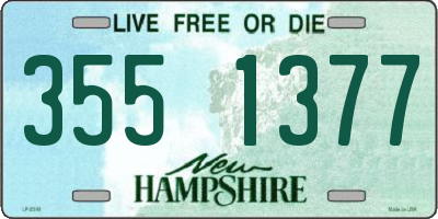 NH license plate 3551377