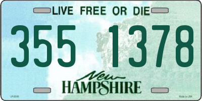 NH license plate 3551378