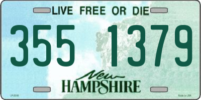 NH license plate 3551379