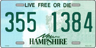 NH license plate 3551384