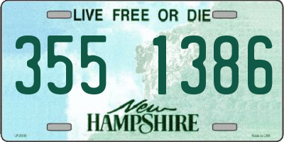 NH license plate 3551386