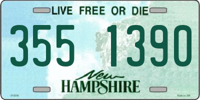 NH license plate 3551390