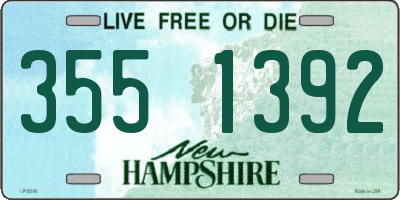 NH license plate 3551392