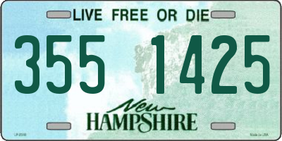NH license plate 3551425