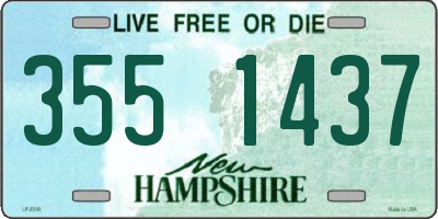 NH license plate 3551437