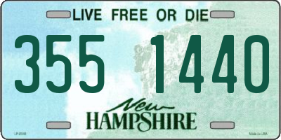 NH license plate 3551440