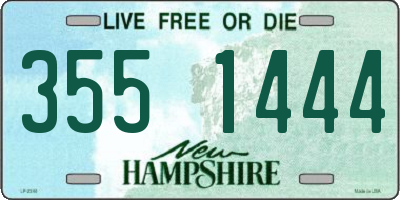 NH license plate 3551444