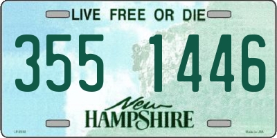 NH license plate 3551446