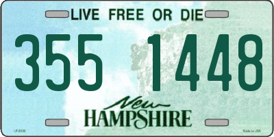 NH license plate 3551448