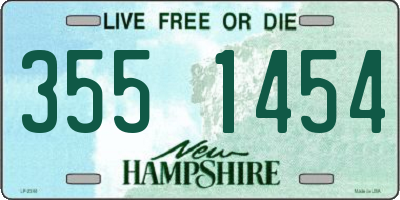 NH license plate 3551454
