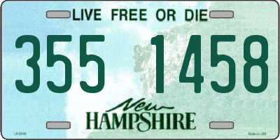 NH license plate 3551458