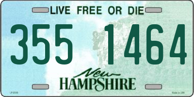 NH license plate 3551464