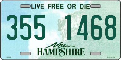 NH license plate 3551468