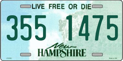 NH license plate 3551475
