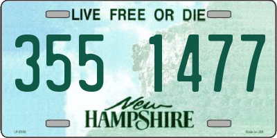 NH license plate 3551477