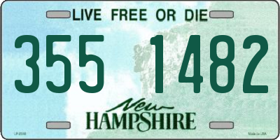 NH license plate 3551482