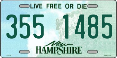NH license plate 3551485