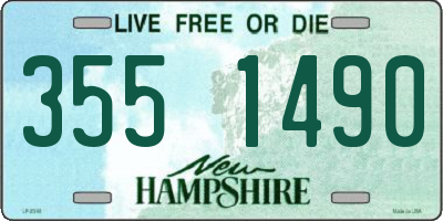 NH license plate 3551490