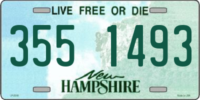 NH license plate 3551493