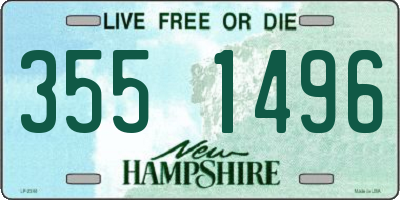 NH license plate 3551496