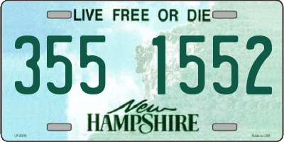 NH license plate 3551552