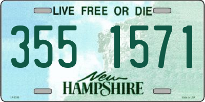 NH license plate 3551571