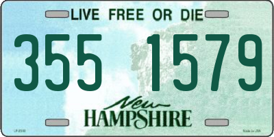 NH license plate 3551579