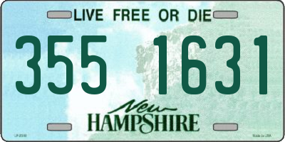 NH license plate 3551631