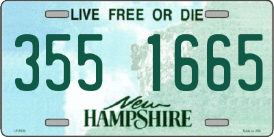 NH license plate 3551665