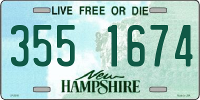 NH license plate 3551674