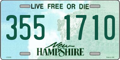 NH license plate 3551710