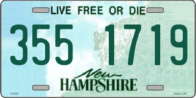 NH license plate 3551719