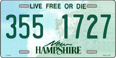 NH license plate 3551727