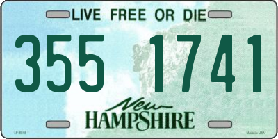 NH license plate 3551741