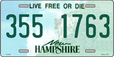 NH license plate 3551763