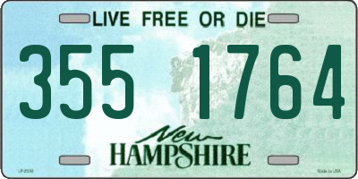 NH license plate 3551764